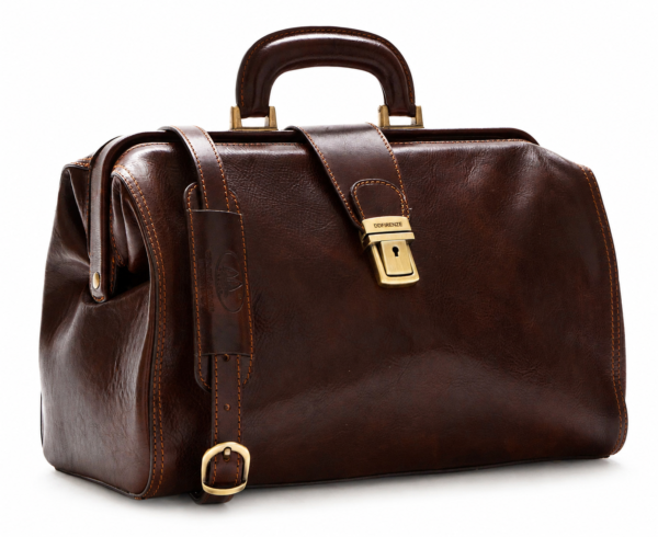Borsa Medico Minimal in pelle - Pelletterie D&D