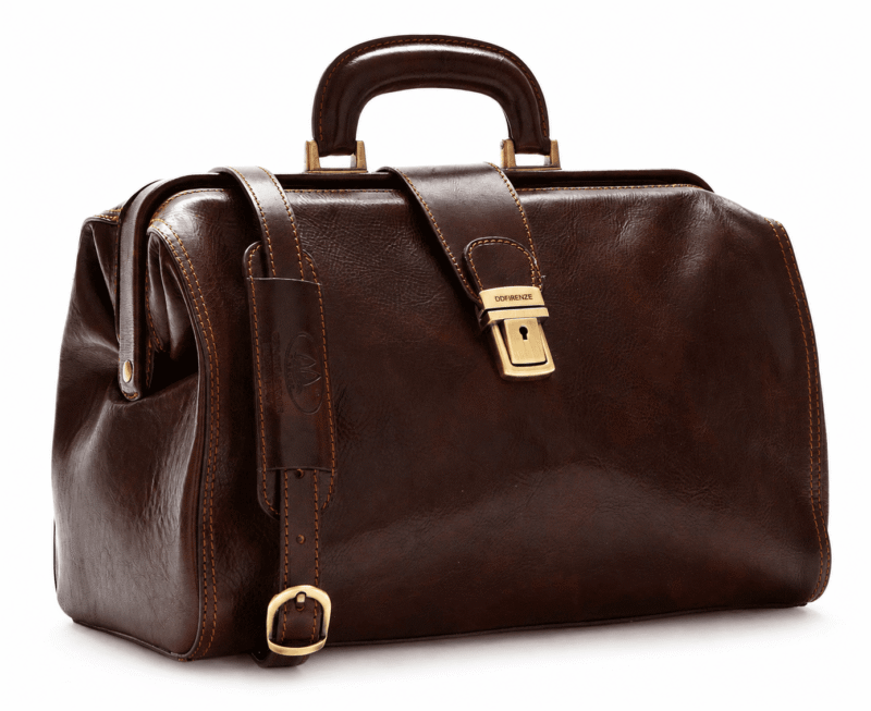 Borsa Medico Minimal in pelle - Pelletterie D&D