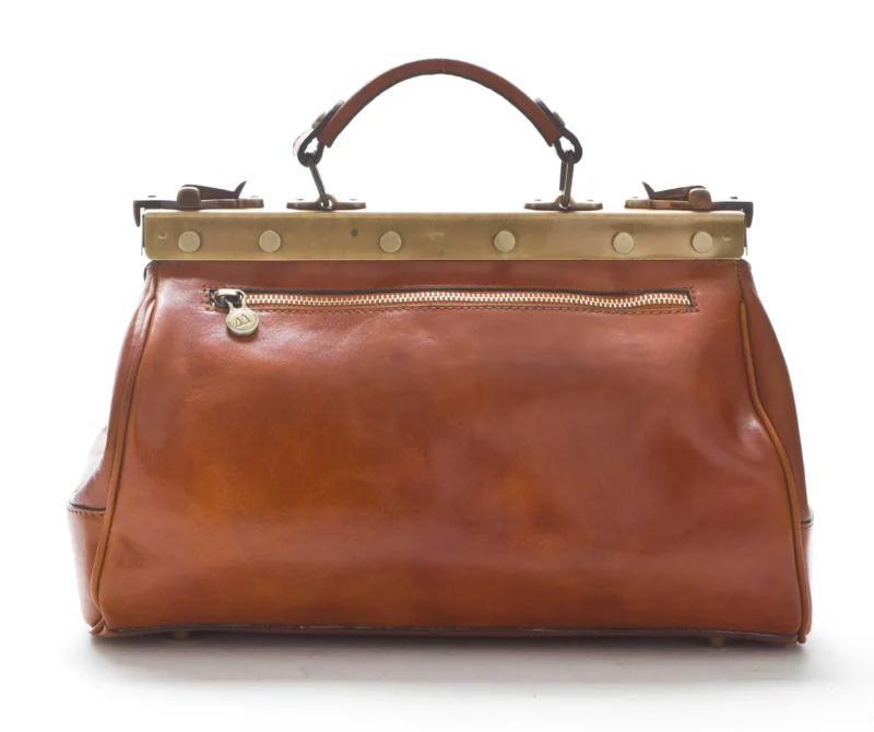 Sac de médecin en cuir véritable Old West