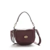 Postino Piccola, Tuscan leather women's bag, vegetable-tanned, with shoulder strap, Made in Italy