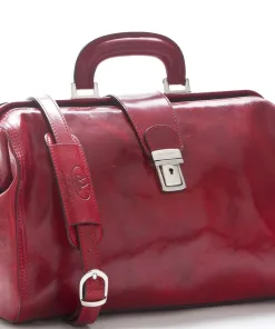 Bolso de Doctor minimal con bandolera - Rojo