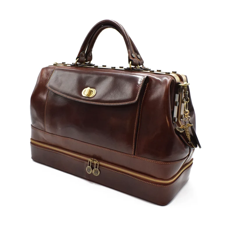 Doctor's bag with large instrument compartment