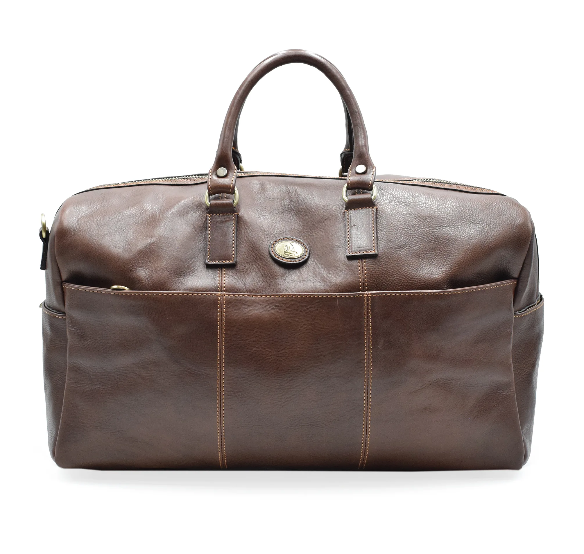 Bolso de viaje Weekend - Marrón oscuro opaco