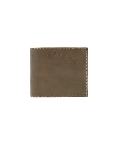 Klassische Brieftasche mit Geldbörse - Testa di moro opaco