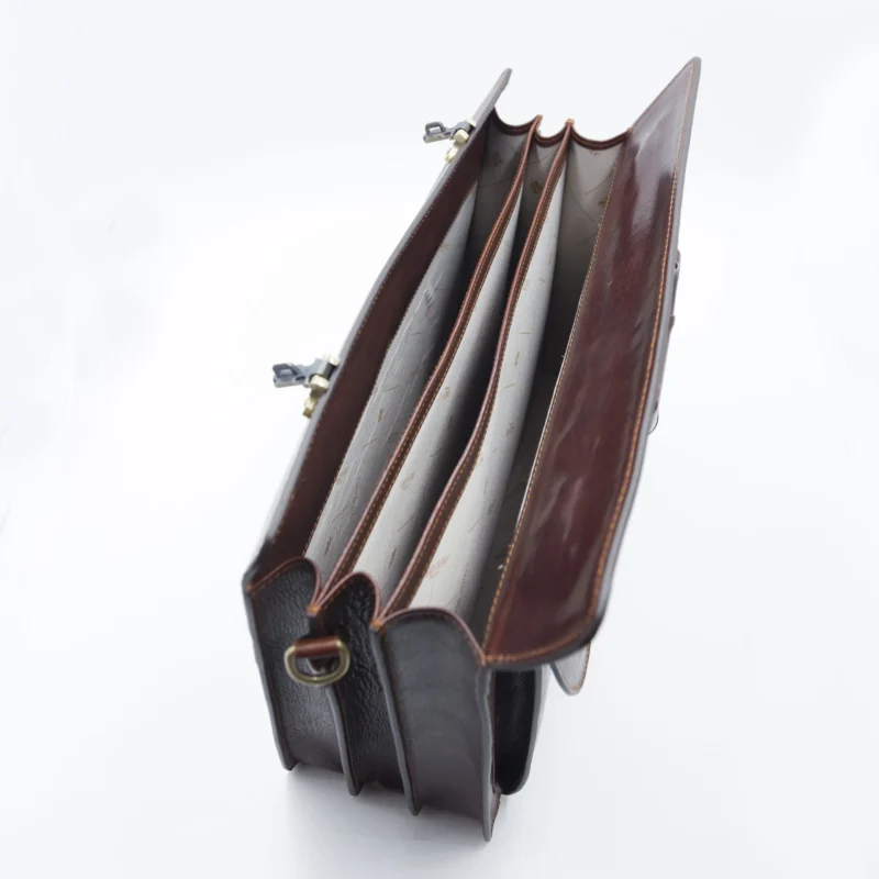 Folder with combination lock