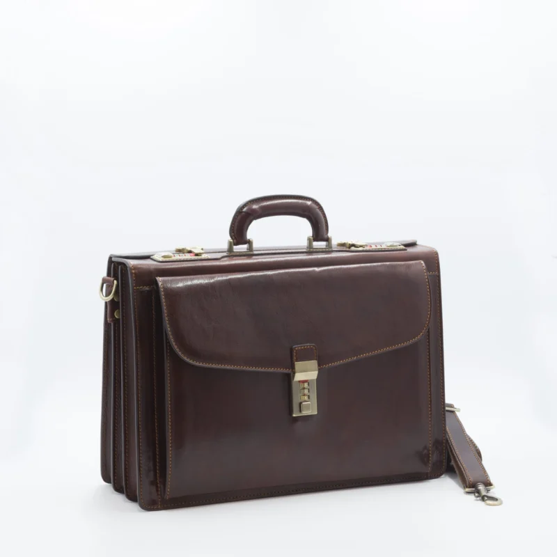 Folder with combination lock
