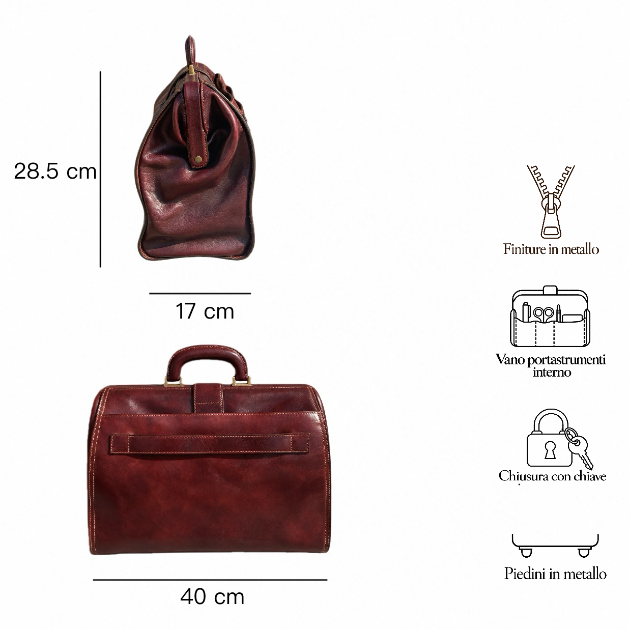 Borsa medico minimal grande - immagine 9