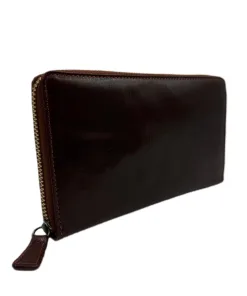 Portafoglio da Donna con cerniera - Marrone