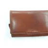 Small women's wallet in Tuscan leather with card slots, document holder and zip coin pocket